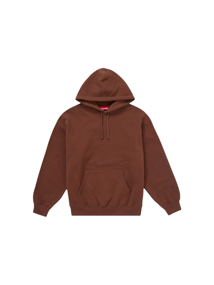 Supreme Satin Applique Hooded Sudadera (FW24) Brown