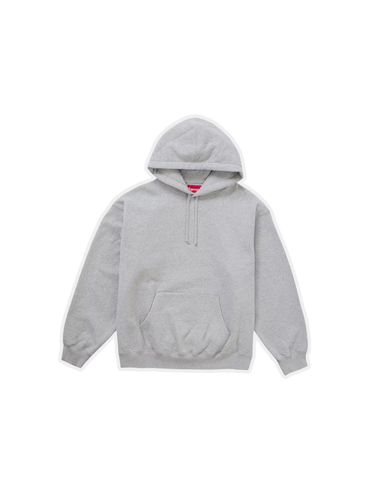 Supreme Satin Applique Hooded Sudadera (FW24) Grey