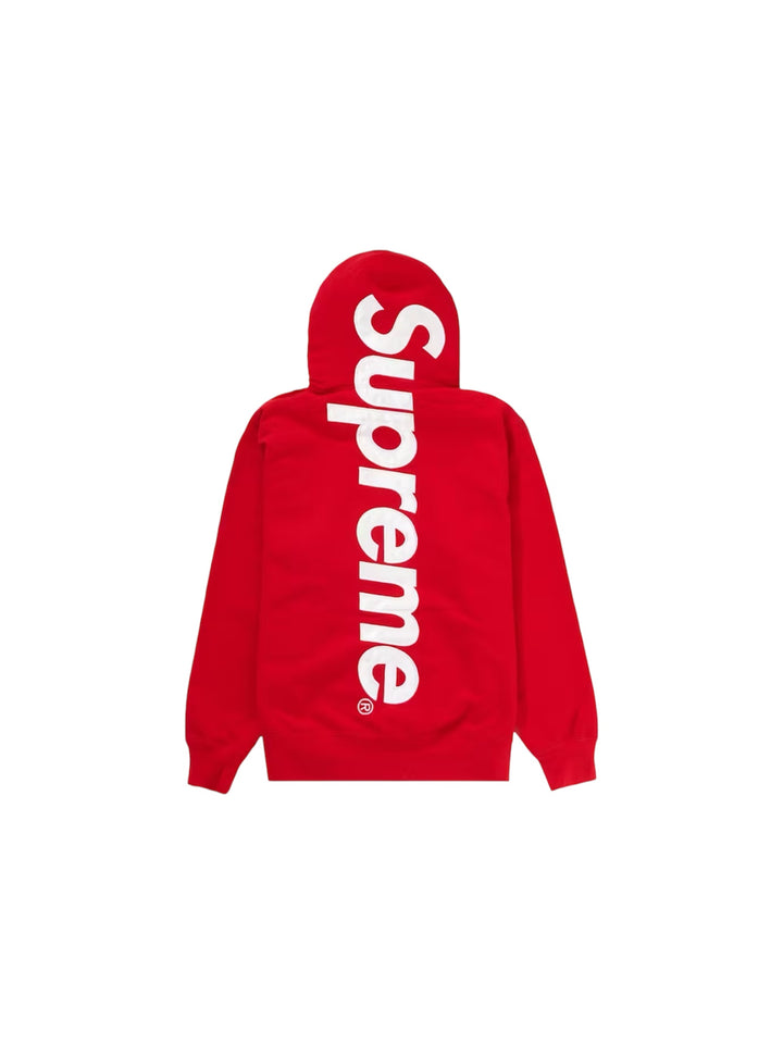 Supreme Satin Applique Hooded Sudadera (FW24) Red