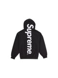 Supreme Satin Applique Hooded Sudadera (FW24) Black