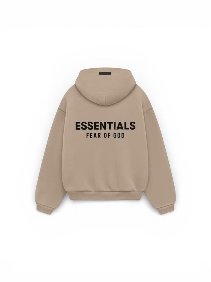 Fear of God Essentials Fleece Hoodie Desert Sand
