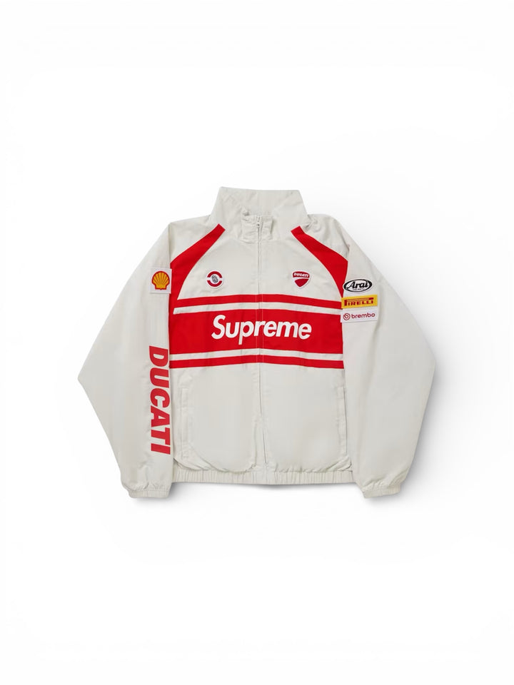 Chaqueta Supreme Ducati en blanco