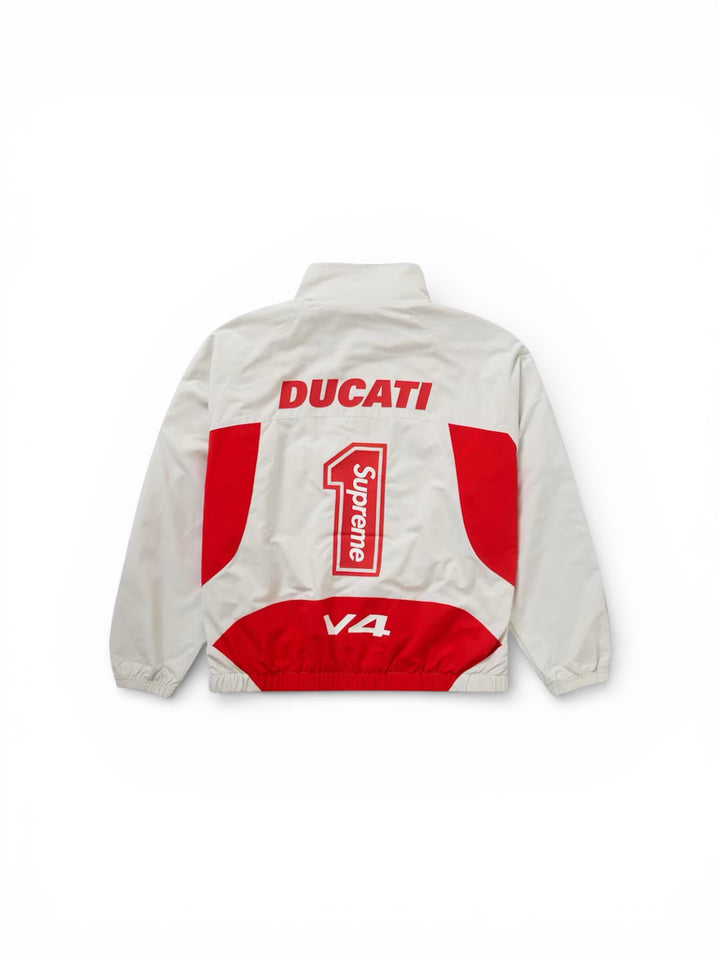 Chaqueta Supreme Ducati en blanco