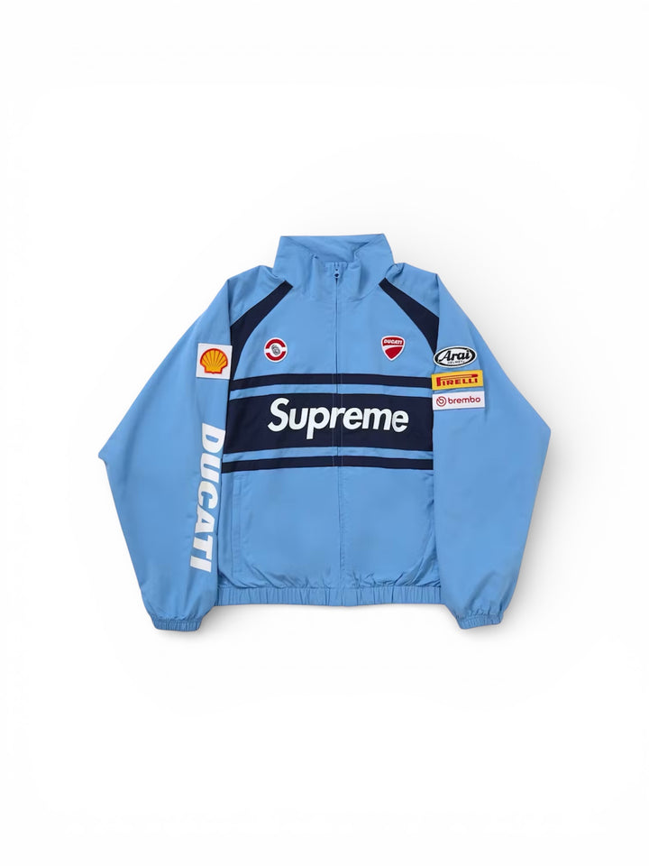 Chaqueta deportiva Supreme Ducati en azul claro