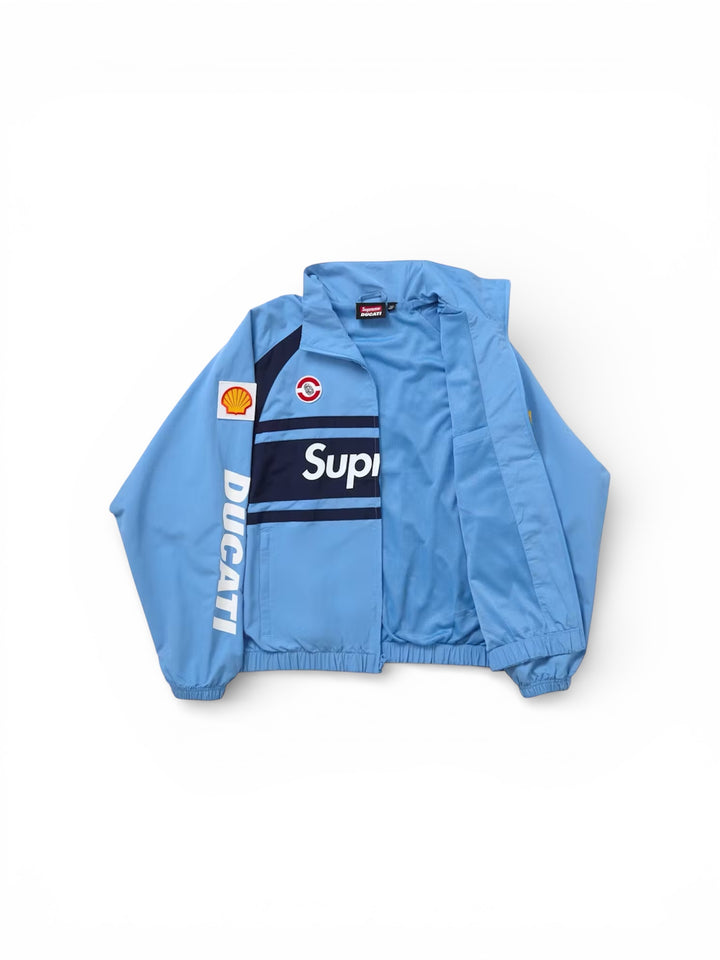 Chaqueta deportiva Supreme Ducati en azul claro
