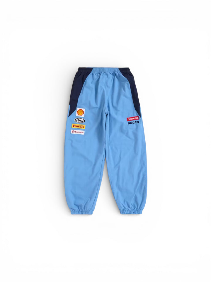 Pantalones de deporte Supreme Ducati en azul claro
