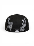 Gorra plana negra ajustada 59FIFTY Mythical de NY